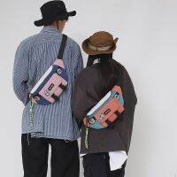 backpack new purse fashion chest bump male personality high-capacity carry-on bag
