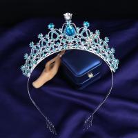 XEANG แฟรี่ สีสันสดใส บาร็อค เจ้าหญิงสำหรับเด็ก วินเทจ อารมณ์ที่ดี Rhinestone Tiara เครื่องประดับผมแต่งงาน มงกุฎเจ้าสาวมงกุฎ มงกุฎคริสตัล