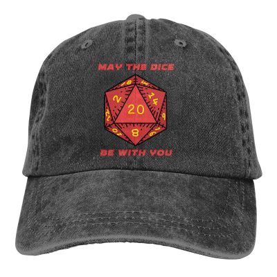 May The Dice Be With You Baseball Cap cowboy hat Peaked cap Cowboy Bebop Hats Men and women hats