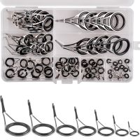 Fishing rod tip repair kit Ceramics rings Fishing rod guides eyelet repair Rod building kit rod replacement Fishing Accessories Accessories