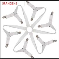 5FANGZHE 12คลิปหนีบ ที่ยึดผ้าปูที่นอน ไนลอนทำจากไนลอน กันลื่น เสื้อผ้า PEGS ฝาครอบตัวยึด อีลาสติก ยึดสายรัด ผ้าห่มสำหรับเด็ก