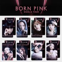 BLACK PINK VENOM Lomo Card 8pcs/Set Coated Paper Photo Card Postcard JENNIE JISOO LISA ROSE