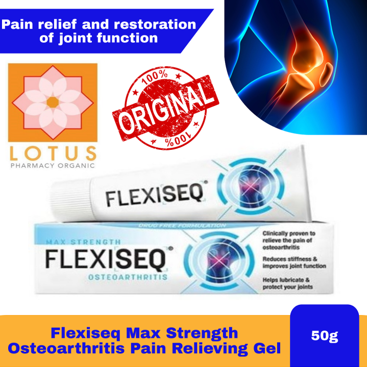 Flexiseq Max Strength Osteoarthritis Pain Relieving Gel 50g Lazada