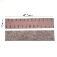 ☋ 70/420mm Rectangle Mesh Abrasive Dust Free Sanding Anti-blocking Dry Grinding Sandpaper 80 to 320 Grit Hook and Loop Sand Paper