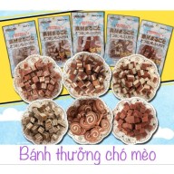 Bánh Thịt Thưởng Cho Chó Mèo Gói 100gr thumbnail