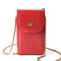 JOGUJOS Fashion Women Crossbody Cell Phone Purse  Luxury Handbag Girl Genuine Leather Card Holders Clutch Travel Chain Bags