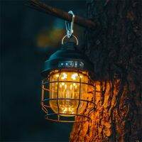 Vintage Hanging Camping Lanterns 3600mah Lithium Battery Protection Function Outdoor Tent Light