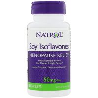 soy isoflavones 50mg.60 capsules สารสกัดจากถั่วเหลือง เพิ่มมวลกระดูก บรรเทาอาการวัยทอง