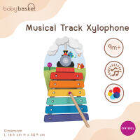 ของเล่นติดผนัง ไม่ทำลายผนัง สามารถลอกและติดใหม่ได้ Oribel Musical Track Xylophone จาก Oribel