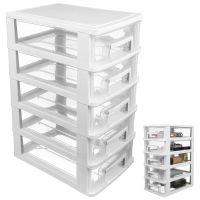 Storage Drawers Drawer Organizer Plastic Box Cabinet Desktop Closet Bins Type Sundries Desk Holder Clear Stackable Clothes