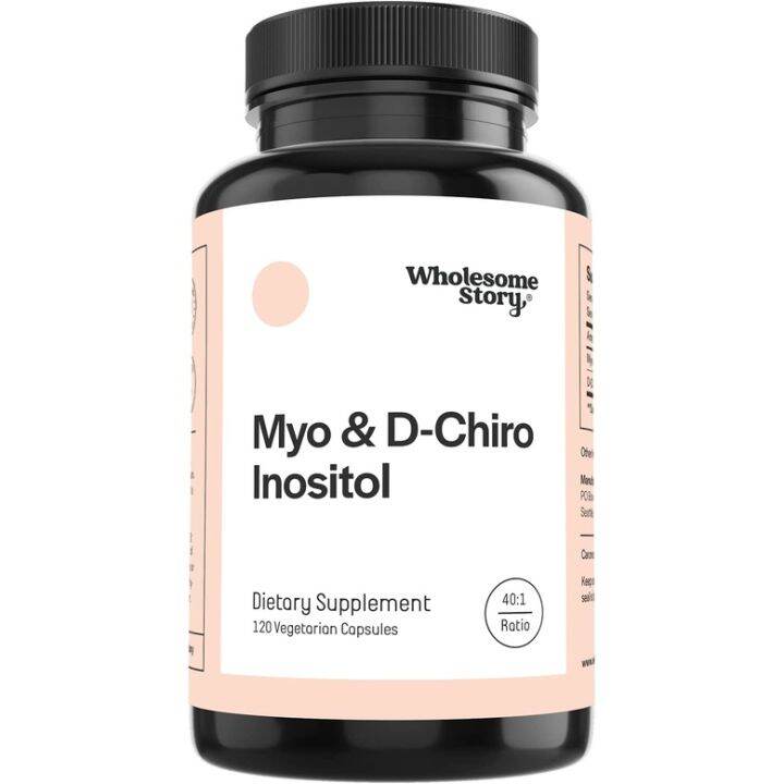 Fairhaven Health Myo D-Chiro Inositol Supplement, 120 Capsules, Supports Fertility, Hormone-989891