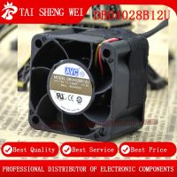 AVC DB04028B12U 4028 40MM Fan 12v 0.66A 40x40x28MM 4CM Server Cooling Fan New Original