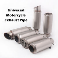 Motorcycle Exhaust Muffler Escape Moto for Cafe Racer Dirt Pit Bike Scooter PCX 125 FZ6 R3 Ninja 400 Z750 Z800 51mm61mm