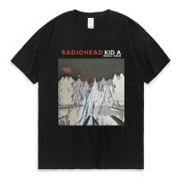 Radiohead Vintage Print T Shirt Men Hip Hop Rock Band Music Album Tees Harajuku Streetwear Male T-shirt Tops Short Sleeve XS-4XL-5XL-6XL