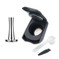 Reusable Coffee Adapter for Dolce Gusto Lumio EDG325 Machine Capsule Transfer Refillable with Powder Press Hammer