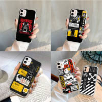 F-137 label pattern อ่อนนุ่ม TPU เคสโทรศัพท์ หรับ Tecno Spark POP 6 2 Camon 16 15 Go 17P 5 17 7P 4 AIR 8 7 Pro โปร่งใส ปก