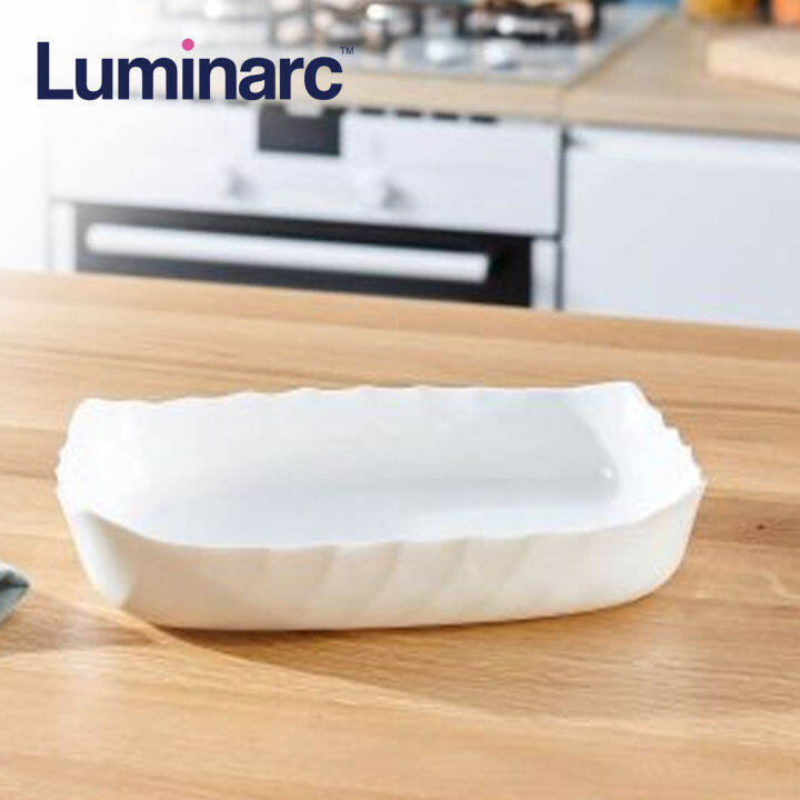 Luminarc Q3200 29x23cm 1pc Smart Cuisine Trianon White Rectangular Dish