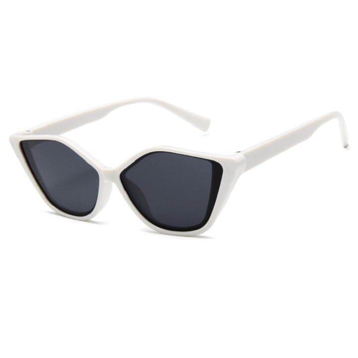 european-and-american-retro-cat-eye-white-frame-sunglasses-trendy-female-glasses-hot-girl-small-face-sunscreen-glasses