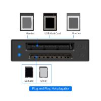 Type C USB 3.0 SD XQD Memory Card Reader Transfer for Sony M/G Series for OS Windows Computer