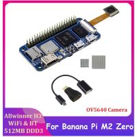 For Banana Pi M2 Zero Quard-Core 512MB Development Board+OV5640 Camera+Heatsinks Same Size As Zero W