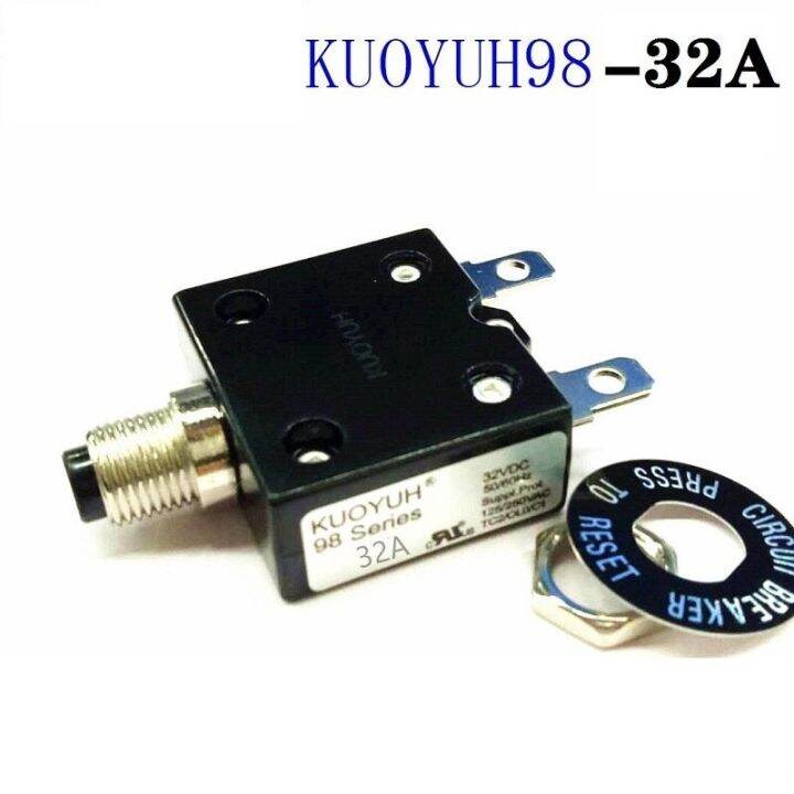 Circuit Breakers KUOYUH 98 Series 32A Overcurrent Protector Overload