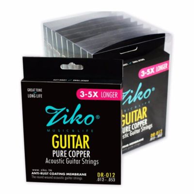 ( โปรโมชั่น+++ ) Ziko สายกีตาร์โปร่ง เล่นง่าย ไม่เจ็บนิ้ว Acoustic Guitar String รุ่น DR คุ้มค่า อุปกรณ์ ดนตรี อุปกรณ์ เครื่องดนตรี สากล อุปกรณ์ เครื่องดนตรี อุปกรณ์ ดนตรี สากล