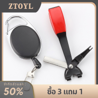 ZTOYL เครื่องมือสำหรับตกปลาแบบผูกปมได้อย่างรวดเร็วอุปกรณ์เสริมสำหรับจับปลายเล็บ