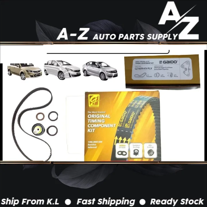 GAIDO TIMING BELT KIT PROTON SAGA VVT FLX SV IRIZ PERSONA VVT PREVE