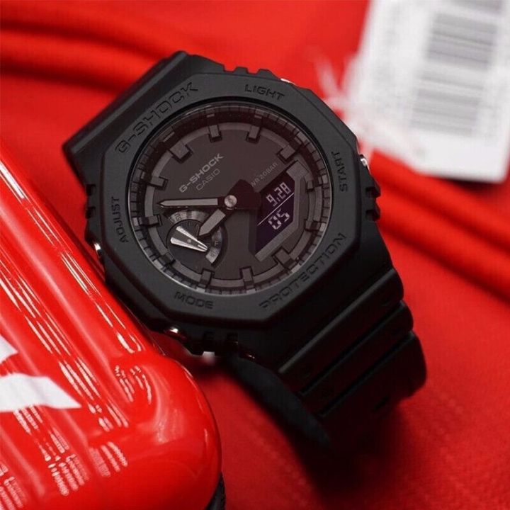 นาฬิกา-รุ่น-casio-g-shock-นาฬิกาข้อมือ-นาฬิกาผู้ชาย-สายเรซิ่น-รุ่น-ga-2110su-9a-หน้าเหลือง