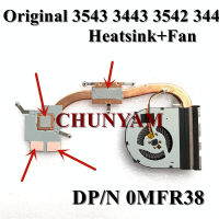 Original NEW For Dell inspiron 3542 3543 3442 3443 5748 5749 Radiator Laptop Heatsink + FAN Cooling MFR38 0MFR38 100tested