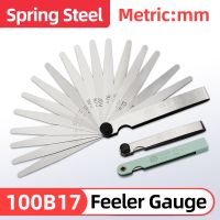 【hot】❆▥﹍  100B17 Feeler Gauge Metric Size 0.02-1mm Thickness Set Valves Foliage of Plug Probe