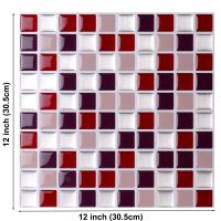 ❈▬ Vividtiles Self Adhesive Mosaic Tile Wall decal Sticker DIY Kitchen Bathroom Home Decor Vinyl