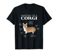 Kaus Anatomi A Corgi Kaus Anjing Lucu Corgis Terbaru 2019 Kaus Pria Kaus Atasan Punk Katun S-4XL-5XL-6XL