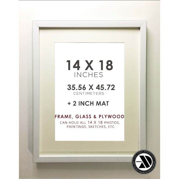 14x18 Inches 2 Mat Photo Frame Picture Wall Lazada PH
