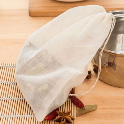 Drawstring Type Herb Filter Bag Kitchen Soup Bag Reusable Milk Strainer Bag Kitchen Food Storage