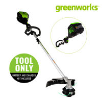 Greenworks เครื่องตัดหญ้า ไร้สาย แบตเตอรี่ 80V Pro (เฉพาะตัวเครื่อง) ไม่รวมแบตฯ และที่ชาร์จ Brushless 16" String Trimmer (Tool Only)