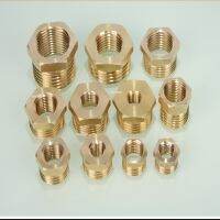 1/4" 3/8" 1/2" 3/4" NPT BSPT Male x Female Brass Reducing Bushing Pipe Fittings Connectors Adapter Air Gas Fuel Water Valves