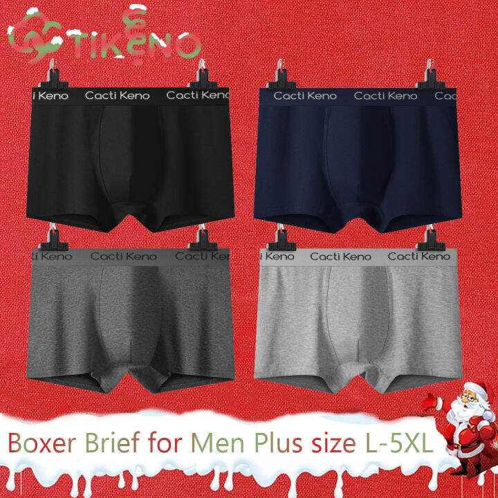 4pcs cacti keno men's boxer briefs korean underwear for men high