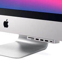 Brand: Satechi Satechi Aluminum Type-C Clamp Hub Pro with USB-C Data Port, 3 USB 3.0, Micro/SD Card Reader - Compatible with 2019/2017 iMac and iMac Pro (Silver)