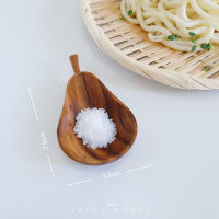 Wooden Seasoning Dish Soy Sauce Salt Vinegar Seasoning Dish Tomato Sauce Dish Household Seasoning Tableware