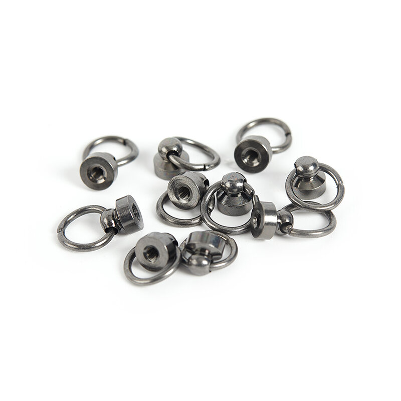 10 Pcs/bag Round Head Ring Spikes Punk Nozzle With Screws For Hat Phone Case xp 
