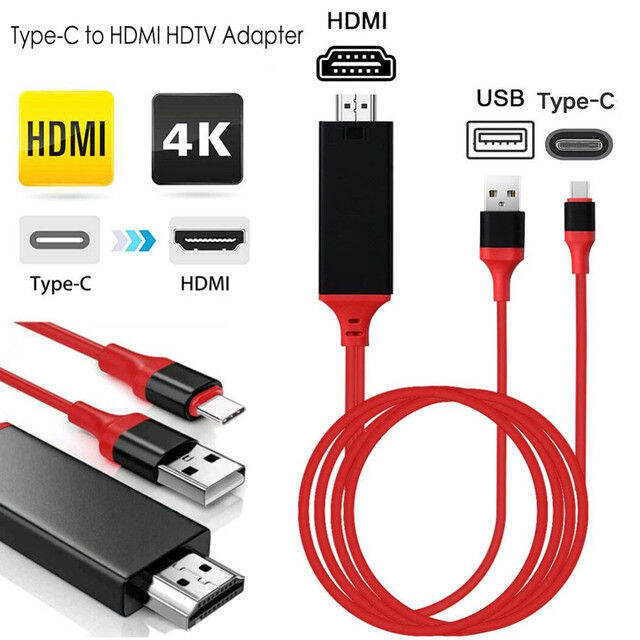HDTV to Type C USB C HDMI Android Smartphone to TV Adapter Cable 2 Meters Lazada PH