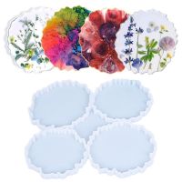 【YF】 4 em 1 cristal cola epoxy resina coaster bandeja moldes ágata geode coaste fazendo acessórios decoração de escritório