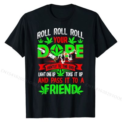 Funny Pot Lover Roll Joint Friend Smoking Tshirt Classic Men Tshirts Cotton Shirts Custom