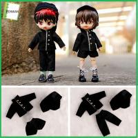 RENWAN น่ารักน่ารักๆ เสื้อผ้าสำหรับ ob11 สำหรับตุ๊กตา1/12Bjd เสื้อผ้าตุ๊กตาผ้า เสื้อตุ๊กตาเสื้อยืด เสื้อสวมใส่สบายๆ กางเกงขาสั้นเสื้อยืดฤดูร้อน