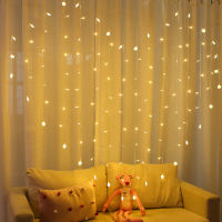 3M LED Curtain String Lights Led Decoration Light Fairy Garland Remote Control For New Year Christmas Outdoor Wedding Home decor