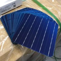 10 Pcs 5W 0.5V 21 Effciency Grade A 156.75 x 156.75MM Photovoltaic Mono Monocrystalline Silicon Solar Cell 6x6 For Solar Panel