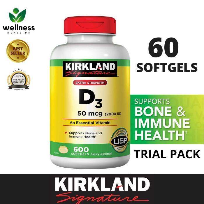 Kirkland Vitamin D3 50 mcg 2000 IU Kirkland Multivitamin Vitamin D 60