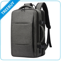 กระเป๋าเป้สะพายหลังพกพาที่ขยายได้พร้อมพอร์ตชาร์จ USB Travel Weekender Backpack เหมาะกับแล็ปท็อปขนาด15.6นิ้วสำหรับผู้ชายและผู้หญิง