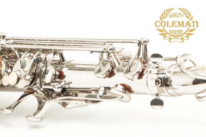 แซกโซโฟน-saxophone-tenor-coleman-clc-553t-nickel-plated